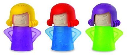 WaLaiKa@ Angry mum image microwave cleaner Microwave oven Steam cleaner container MaMa's best helper(Purple) N5