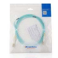 Cable Matters 10Gb 40Gb Multimode OM3 Duplex 50/125 OFNP Fiber Patch Cable LC to LC - 10m N68