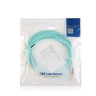 Cable Matters 10Gb 40Gb Multimode OM3 Duplex 50/125 OFNP Fiber Patch Cable LC to LC - 10m N78