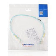 Cable Matters 10Gb 40Gb Multimode OM3 Duplex 50/125 OFNP Fiber Patch Cable LC to LC - 10m N80
