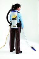 ProTeam Backpack Vacuums Super QuarterVac HEPA Commercial Backpack Vacuum Cleaner with Versatile Tool Kit &amp; Telescoping... N12