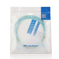 Cable Matters 10Gb 40Gb Multimode OM3 Duplex 50/125 OFNP Fiber Patch Cable LC to LC - 10m N82