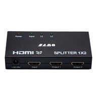 ZAMO 1x4 4 Ports Hdmi Powered Splitter for Full Hd 1080p &amp; 3d Support (One Input to Four Outputs) N2