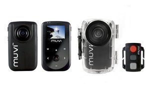 Veho Muvi 1080p HD Pro Mini Camera HD10 with Wireless Remote + Waterproof Case N3