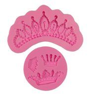 Yunko Tiaras Queen Crown Princess Shape Silicone Chocolate Fondant Candy Mold Cake Decoration