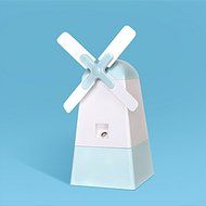 The Dutch Windmills Humidifier Wind and Cool Mist Interaction Making the Summer Cooler (blue)