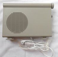 G E Spacemaker AM/FM Radio with Led Display Clock Model No 7-4212B N4