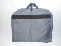 36 Inch Garment Bag 600 Denier Polyester,two Pockets,carry on Bag Made in U.s.a. (Gray) N14