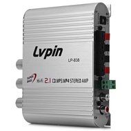Wesel 12V Lvpin LP-838 Hi-Fi 2.1 Mini Car Motorbike Motorcycle Computer Power Amplifier Player Home CD MP3 MP4... N2