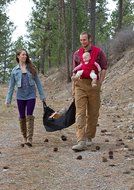 Firewood Carrier with Shoulder Strap Designed for Easier Loading of Large Loads with Less Debris on You and Your... N7