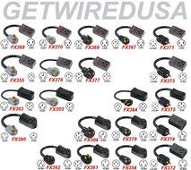 getwiredusa FX303. NEW FEMALE 14-30R 4-PRONG RECEPTACLE to OLD MALE 10-30P 3-PIN PLUG, DRYER CORD ADAPTER, 220... N2