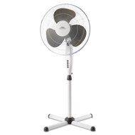 Lakewood LSF1610C-BM White Oscillating Stand Fan with X-Base, 16-Inch