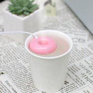 LOHOME USB Mist Maker, Mini Portable USB Donut-shaped Floating Humidifier Aroma Diffuser Air Purifier Humidifier... N2