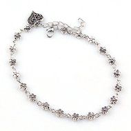 Bead Chain Anklet Ankle Bracelet Barefoot Sandal Beach Foot Jewelry Girls Silver