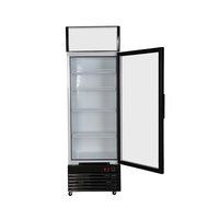 208L Glass Display Showcase Pull Door Commercial Refrigerator Beer Soda Beverages Merchandiser Upright Cooler...
