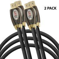 2 Pack High-Speed HDMI Category 2 High-End Cable, Metal Shell, OFC and CL3 rated 35 Feet Supports 3D Resolution... N3