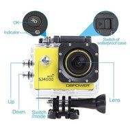 DBPOWER&reg; Waterproof Action Camera 12MP 1080P HD with Free Accessories Kit N6