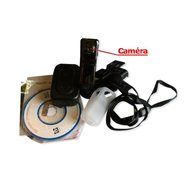 Glossy black mini camera voice detection N5