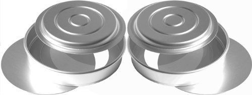 Alan Silverwood 7&quot;/18cm Loose Based Victoria Sponge Cake Tin Pan Set of 2, 37174