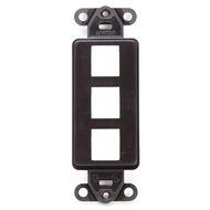 LEVITON 41643-T 3-Port QuickPort Decora Platform, Light Almond N15