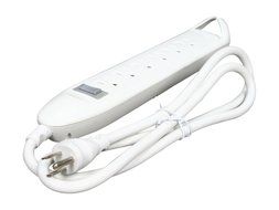 Belkin 6-Outlet Power Strip with 5-Foot Right-Angled Power Plug (F9P609-05R-DP) N6