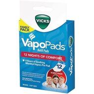 Vicks, Soothing Menthol Vapopads, 12-pack to Help Relieve Cough and Congestion Symptoms N3