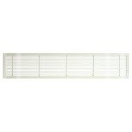 Architectural Grille 100043003 AG10 Series 4 x 30 Solid Aluminum Fixed Bar Supply/Return Air Vent Grille, White-Gloss...