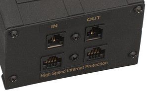 Tripp Lite Isobar 10 Outlet Audio/Video Surge Protector Tel/Modem/Coax/Network 8ft Cord Right Angle Plug (HT10DBS) N3