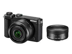 Nikon mirrorless single-lens Nikon1 J5 double lens kit black J5WLKBK [International Version, No Warranty] N5