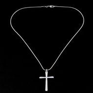 Fashion NEW 925 Sterling Silver Charms cross Pendant Beautiful women Necklace N6