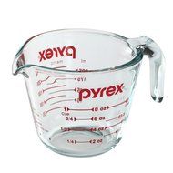 Pyrex 3-Piece Glass Mixing Bowl with 1-Cup Glass Measuring Cup and Spoon set N2