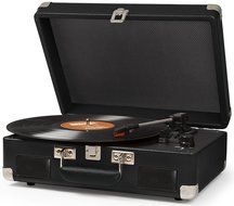 Crosley CR8005C-NV Cruiser II Portable Battery Powered 3-Speed Turntable, Navy N15