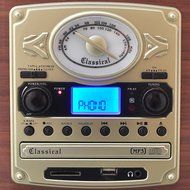 Pyle Home PTCDS7UIW Retro Vintage Turntable with CD/MP3/Casette/Radio/USB/SD, Aux-In and Vinyl-to-MP3 Encoding... N5