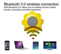 Asunflower&reg; Self-Timer Bluetooth Shower Speaker-Waterproof Wireless&amp;Hands-free Portable-Dedicated Suction Cup... N10