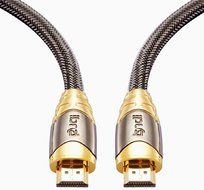 IBRA 22 Feet LUXURY GOLD High Speed Gold Plated HDMI v2.0/1.4a HDMI cable with Ethernet supports 3D, 4K, and Audio... N13