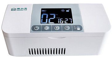 P&amp;R Portable Insulin Cooler 2-8&deg;C Refrigerated USB Small Box Drug Reefer Car refrigerator