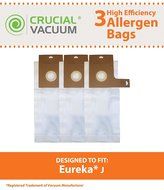 3 Eureka J Allergen Bags; Fits Eureka Series 2270, 2271, 2900-2920; Compare to Part # 61515C-6; Designed &amp; Engineered...