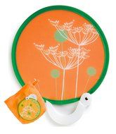 Alexx FANtastics Pop-Up Fan, Orange Floral
