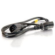 C2G / Cables To Go 03142 18 AWG Computer Power Extension Cord for IEC320C14 to IEC320C13, Black (2 Feet/0.76... N4