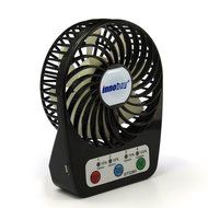 Innobay&reg; Mini Handy Portable Rechargeable Fan Operated by Built-in Lithium Battery, 7 blades, 4 Speeds of Air... N55