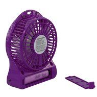 Innobay&reg; Mini Handy Portable Rechargeable Fan Operated by Built-in Lithium Battery, 7 blades, 4 Speeds of Air... N68