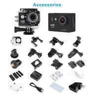 Y8-P 2.0 Inch WiFi 1080P Full HD 30M Waterproof H264 12Mp Video Action DV Sports Camera Black N2