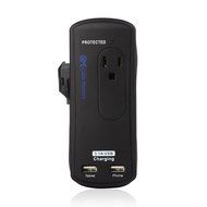 Cable Matters 3-Outlet Power Surge Protector with 4 USB Charging Ports and Micro-USB Charging Cables N14