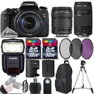 Canon EOS Rebel T6s DSLR Camera + Canon 18-135mm IS STM Lens + Canon 75-300mm Lens + Canon Speedlite 430EX III... N3
