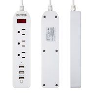 [New] Outtek 6-Outlet Fireproof Surge Protector 1625W/13A with 6 USB Ports (5V/2.4A*2 and 5V/1A*4) Charging Station... N3