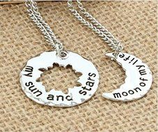 Bill forever The stars and the moon into necklaces, suit to attend various occasions of beautiful accessories