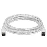 Cmple - 9 PIN/ 9PIN BETA FireWire 800 - FireWire 800 Cable - 3FT, CLEAR N2