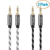 Aurum Cables Male to Male 3.5mm Universal Gold Plated Auxiliary Audio Stereo Cable for iPhone, iPad, iPod, Kindle... N18