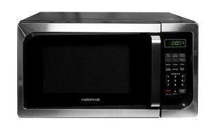 Farberware FMO09AHTBKC Classic 900W Microwave Oven, 0.9 cu. ft., Stainless Steel