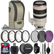 Canon EF 28-300mm f/3.5-5.6L IS USM Lens + 4PC Macro Kit + UV-CPL-FLD Filters + 32GB Class 10 High-Speed Memory... N5